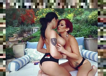 Hot Ass Lesbian Suckling Big Tits