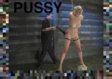 Blonde Gets Her Pussy Tortured and Toyed in BDSM Vid