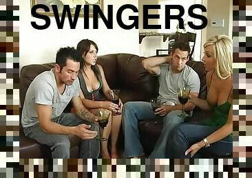 Swingers Night With The Hot Brunettes Penny Flame And Rebeca Linares