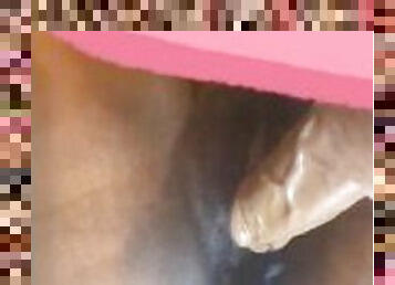 Teen using mom dildo (show face on OF)