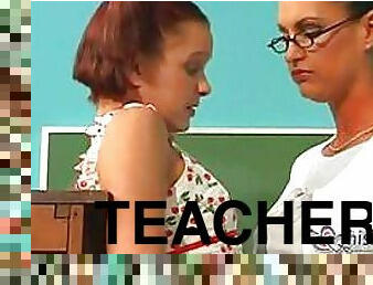Teacher Fucks Her Student's Asshole With A Strapon