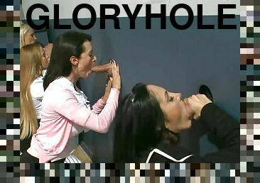 Sexy Girls Loving The Gloryhole Bar