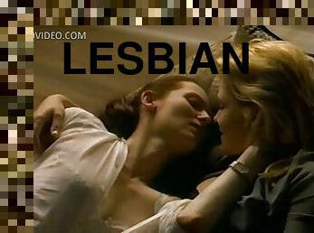 Lesbian Lovers Karen Sillas & Tilda Swinton Laying in a Hammock