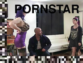 Sexy punk pornstars take us behind the scenes of a shoot