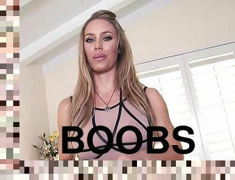 Nicole Aniston shows her fake boobs and fingers her coochie