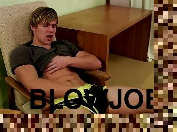 Blonde Jeremy novansky from hammerboys TV