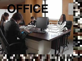 Hot office milf chick Nachi Kurosawa moans as she gets nailed hard