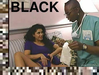 Alicia Rio gets her crotch licked and banged by a black guy
