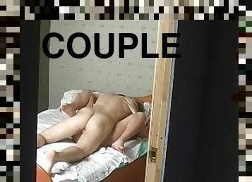 Passionate couple captured banging hardcore by hidden camera