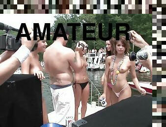 en-plein-air, fête, public, amateur, hardcore, pornstar, bikini, yacht, réalité, sauvage