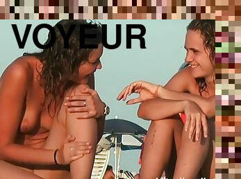 Nudist beach voyeur vid with amazing nudist teens