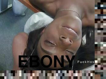 Ebony lame doctor during the exam