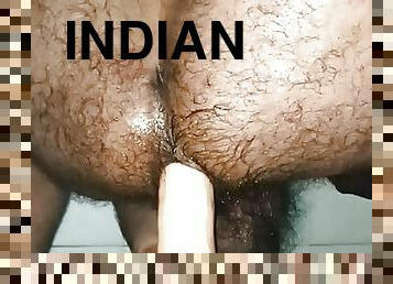 Indian gay use dildo for his satisfaction 