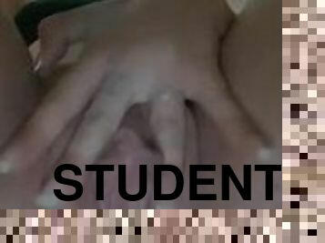 Student pussy masturbating