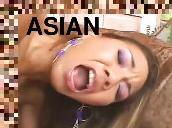 Superb asian fucked in the ass