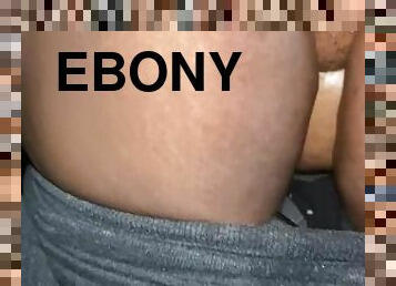 Wettest ebony black pussy. EVER! ( with anal beads in )