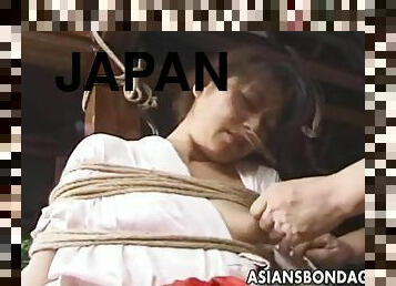 Japanese bondage video rope and tied