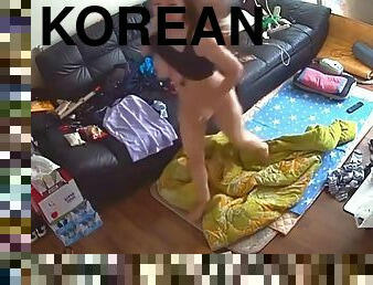 Korean big tits girl spy cam