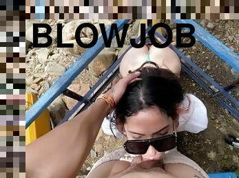 umum, amatir, sayang, blowjob-seks-dengan-mengisap-penis, handjob-seks-dengan-tangan-wanita-pada-penis-laki-laki, menelan, sudut-pandang, sperma, kecil-mungil