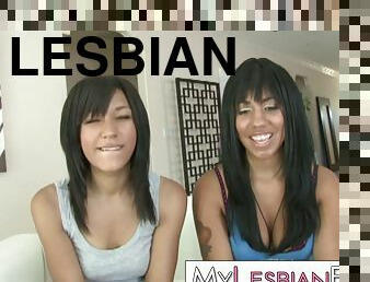 Tess Morgan and Momoko first lesbian