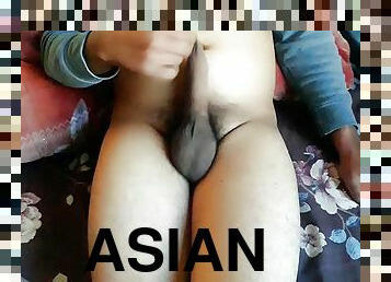 asiatisk, bading, pappa, fisting, onani, gammel, skinny, anal, cumshot, stor-pikk