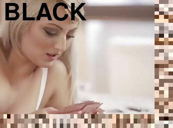 Black4k. sexy blonde lost her pussy