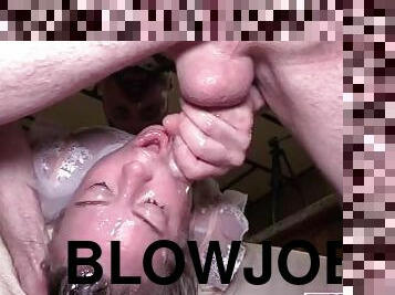 Jade Kink gives Boyfriend Deepest Blowjob - The Best Deepthroat