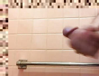 Desperately Needed to Drain My Swollen Balls - Public Bathroom