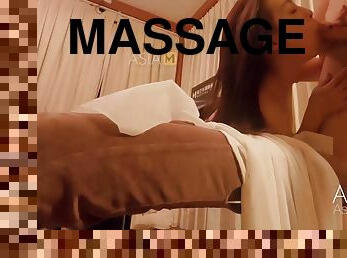 Free Premium Video Reverse Massage Masseuse Fucks Cute Asian Client