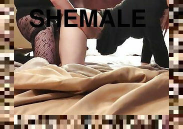 shemale, remmidildo, amatööri, anaali, ladyboy, dominointi, femdom, kovaa