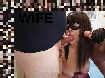 Share Wife With A Friend. Threesome. Mfm. Cuckold. Full Scene