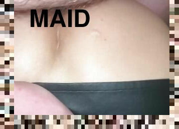 helped the maid to satisfy and got a super fuck