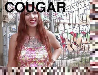 Lewd ginger cougar crazy adult clip