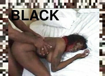 He picks up a black whore and bangs her