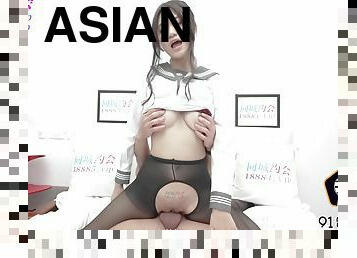 Friends Slutty Little Asian Stepsister Let Me Fuck - Asian Stepsister Blows Big Dick Afterschool