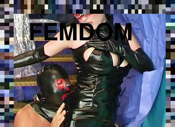 Big tits BDSM Femdom milf wants fuck from a slave
