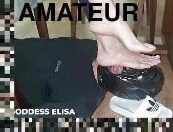 amateur, pieds, fétiche