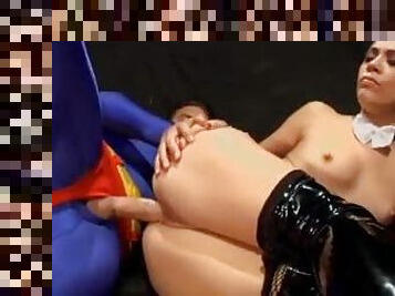 Justice League superhero costume sex movie