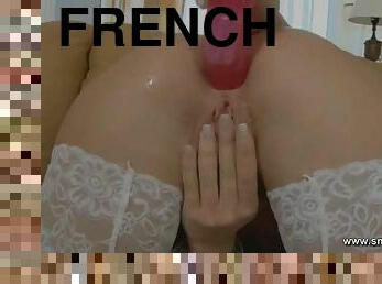 Teen French maid fucked