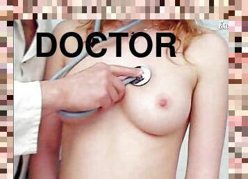 Girl takes a good fingering from the doctor