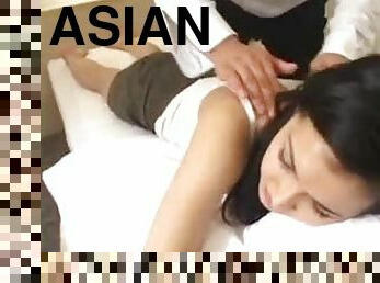 Two Asian scenes with big tits girl