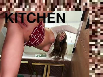 Prefers Dick In The Kitchen Instead Of Cooking P1