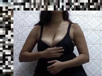 Sex in the kitchen in a bikini in POV video