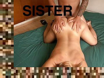 Cant resist her stepsisters huge ass