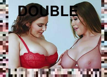 Homemade POV video of double blowjob by Kianna Dior and Natasha Nice