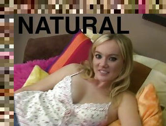 First Time Porn Star is a Natural