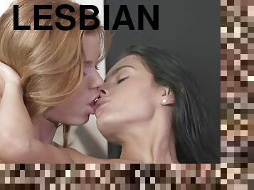 fitta-pussy, brudar, lesbisk, fingerknull, trosor, naturlig, tjeckisk
