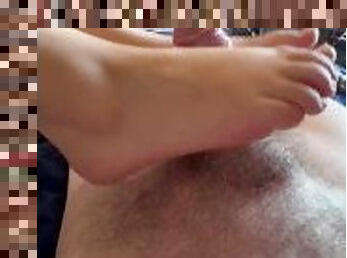 Princess Gives Daddy A Footjob