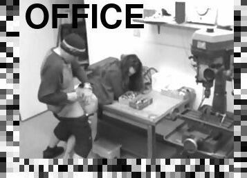 Spy cam office slut fucked