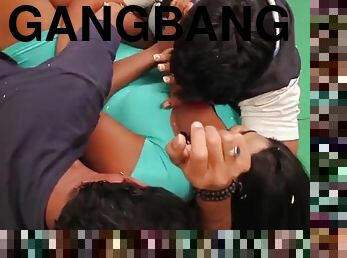 Desi Soni Priya and Swathi Naidhu in a hot gangbang